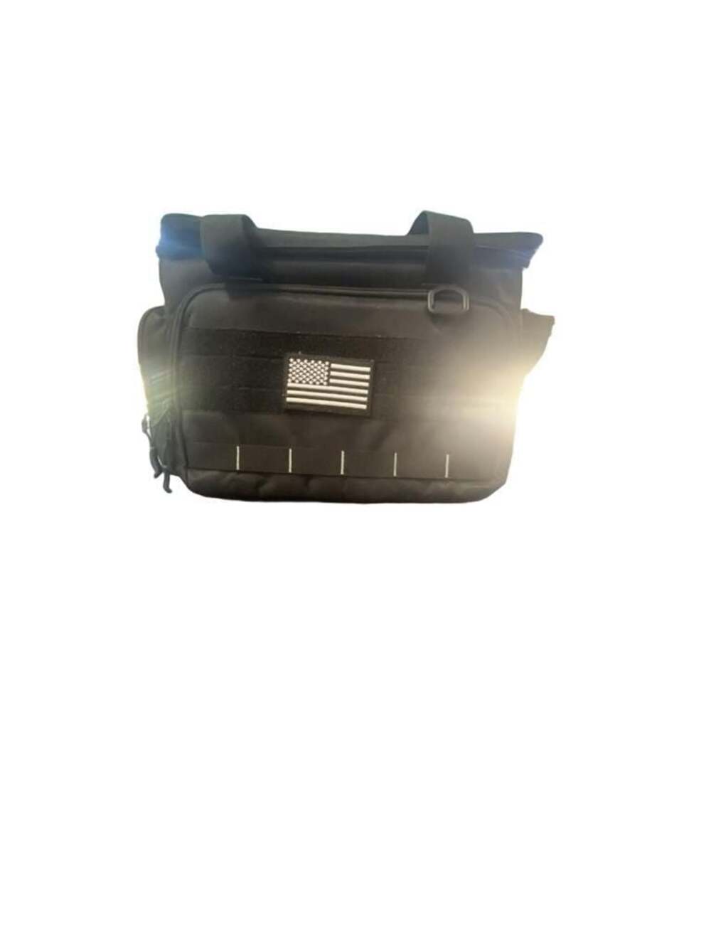 Tactical MOLLE Range Bag with American Flag Patch